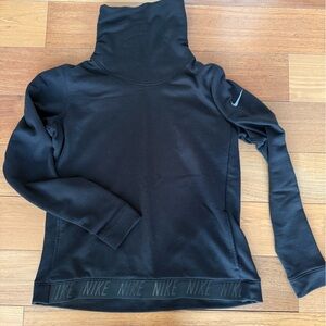 Nike black cow neck sweater